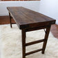 Rustic Folding Table, Vintage Dining Room Table, Kitchen Island, Sofa Table, B85