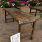 Rustic Folding Table, Vintage Dining Room Table, Kitchen Island, Sofa Table, B68