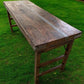 Rustic Folding Table, Vintage Dining Room Table, Kitchen Island, Sofa Table, B72