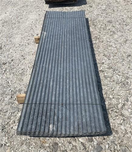 18 Sheets Barn Tin, Corrugated Metal Reclaimed Salvage, 7' Long 252 sq ft A88