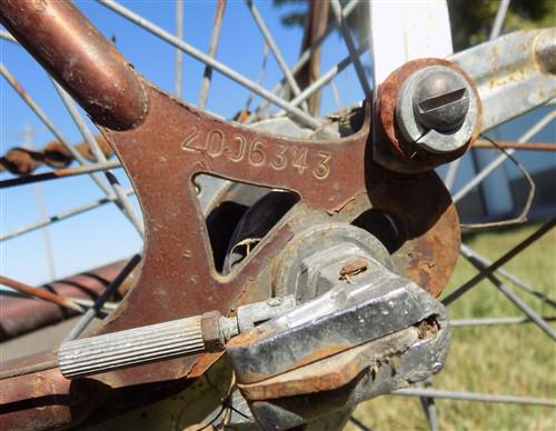 1957 Chicago Schwinn Bicycle, Brown 3 Speed World Tourist Bike, Serial# 2006343