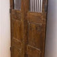 Vintage Indian Garden Gates, Carved Teak Metal Doors, Architectural Salvage A108