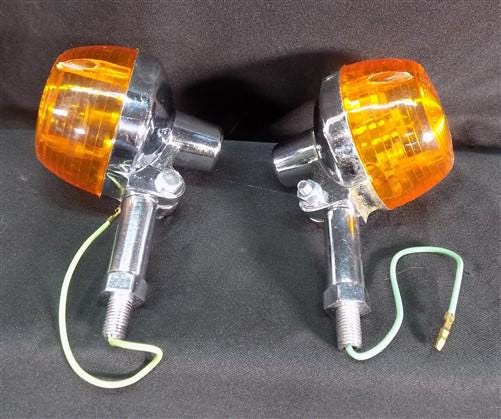 Honda Genuine Parts 2 Piece NOS Winker Assy Chrome Lights, Motorcycle Lights