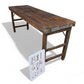 Rustic Folding Table, Vintage Dining Room Table, Kitchen Island, Sofa Table, B81