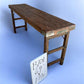 Rustic Folding Table, Vintage Dining Room Table, Kitchen Island, Sofa Table B101