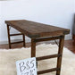 Rustic Folding Table, Vintage Dining Room Table, Kitchen Island, Sofa Table, B85