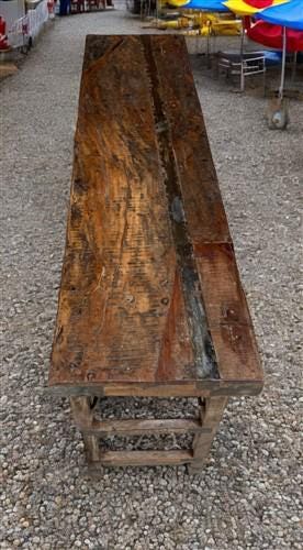 Rustic Folding Table, Vintage Dining Room Table, Kitchen Island, Sofa Table, B95