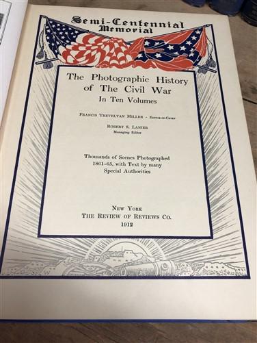 1912 Photographic History of The Civil War, Semi Centennial 10 Volume Set B