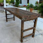 Rustic Folding Table, Vintage Dining Room Table, Kitchen Island, Sofa Table, B70