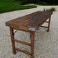 Rustic Folding Table, Vintage Dining Room Table, Kitchen Island, Sofa Table, B92