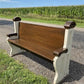 Vintage Wooden Church Pew, Porch Bench, Entry Foyer Bench, Dining Seating, C24