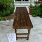 Rustic Folding Table, Vintage Dining Room Table, Kitchen Island, Sofa Table, B70