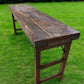 Rustic Folding Table, Vintage Dining Room Table, Kitchen Island, Sofa Table, B84