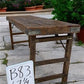 Rustic Folding Table, Vintage Dining Room Table, Kitchen Island, Sofa Table, B83