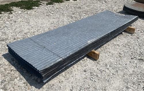 18 Sheets Barn Tin, Corrugated Metal Reclaimed Salvage, 7' Long 252 sq ft A88