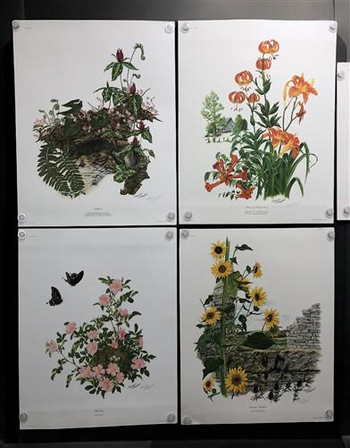 10 Maryrose Wampler Signed Prints, 28x22 Wade Collection Lithograph Plates 21-30