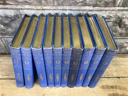 1912 Photographic History of The Civil War, Semi Centennial 10 Volume Set C